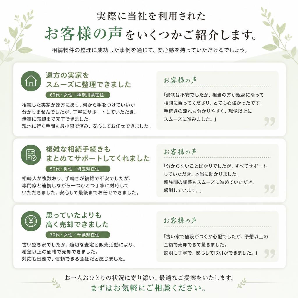 お客様の声：成功事例のご紹介