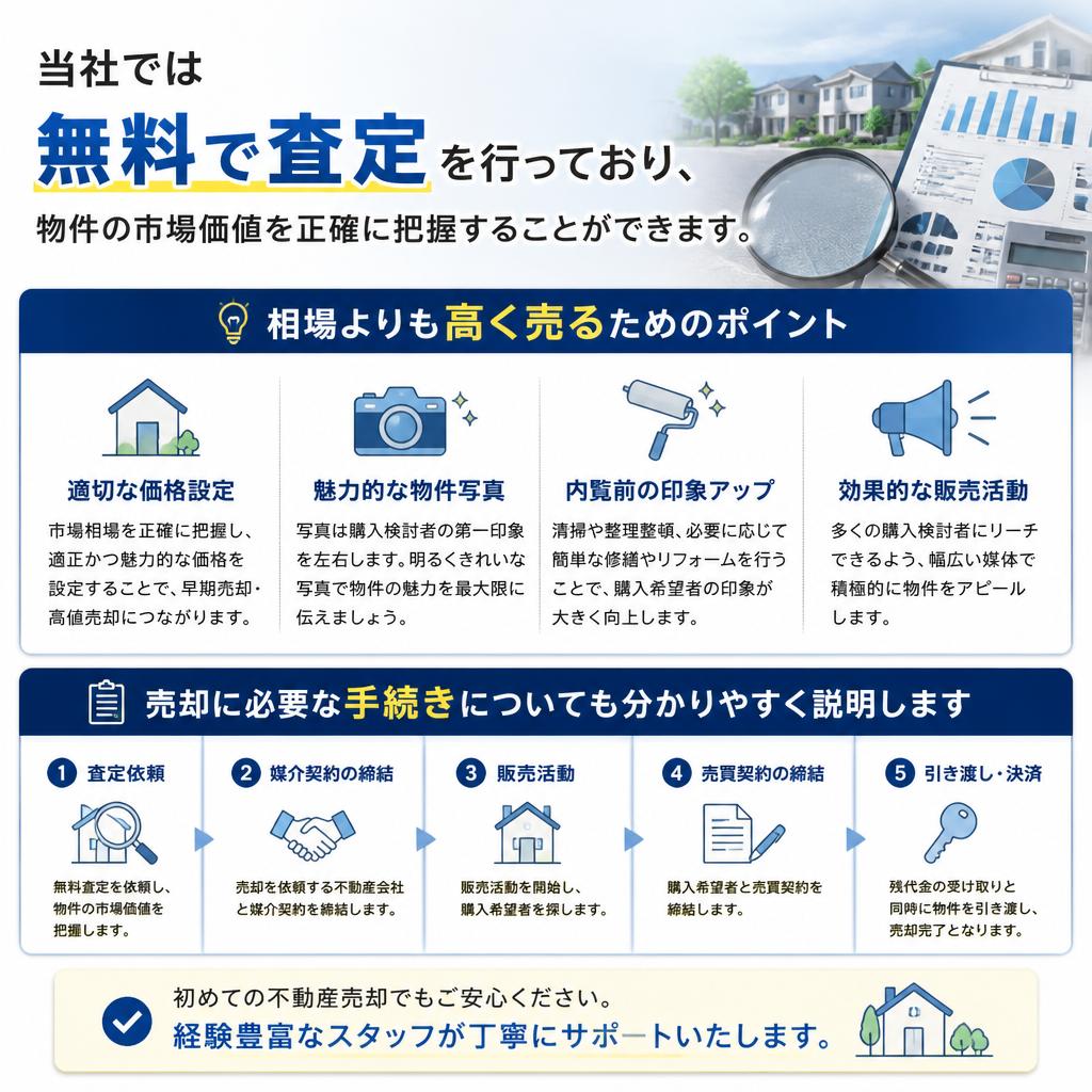 無料査定で知る、あなたの物件の価値