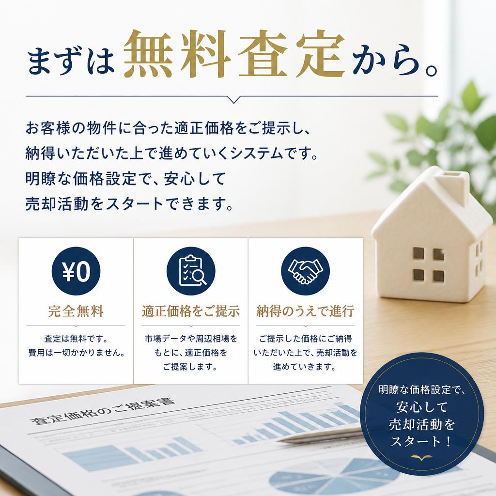 無料査定で安心のスタート