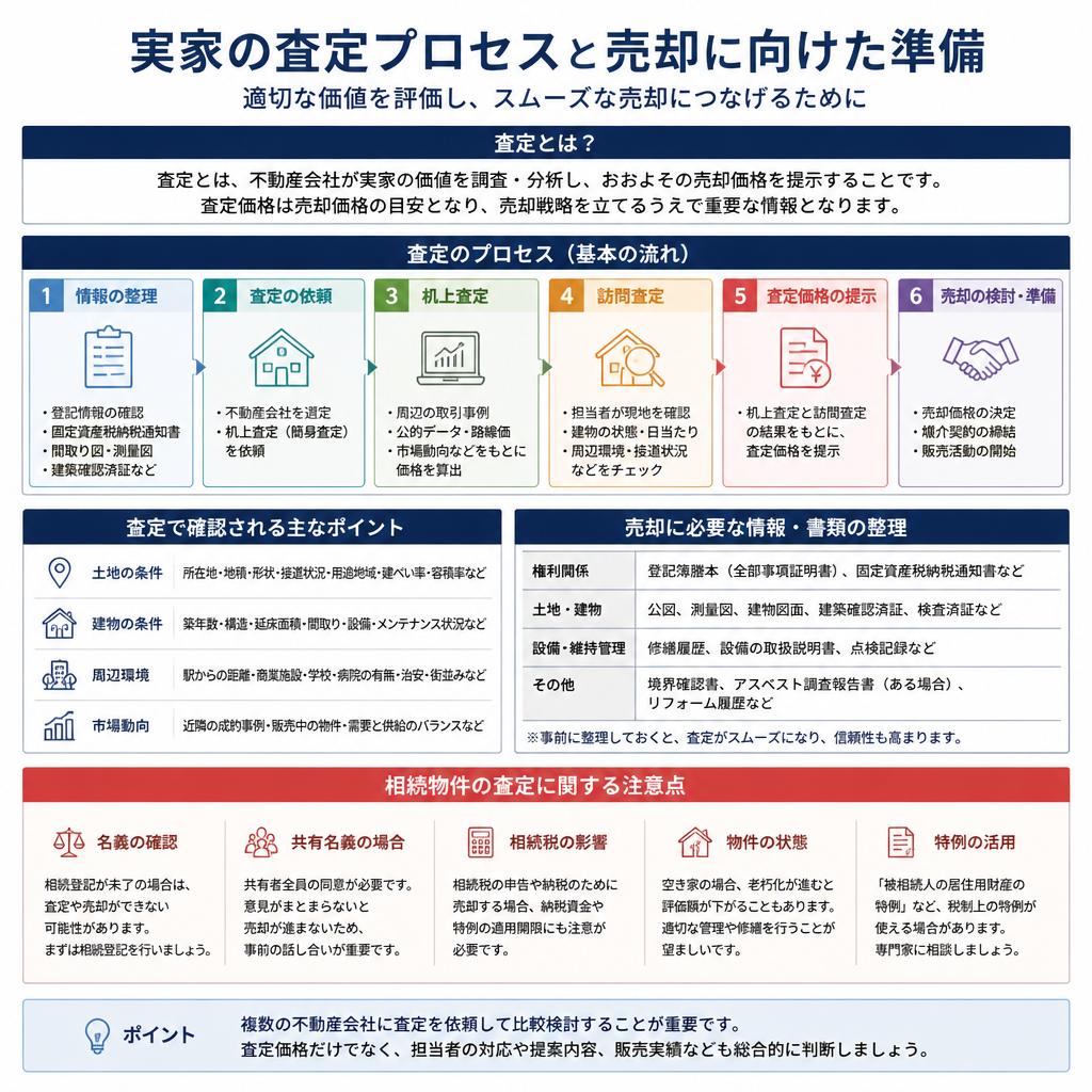 相続不動産の査定とは？