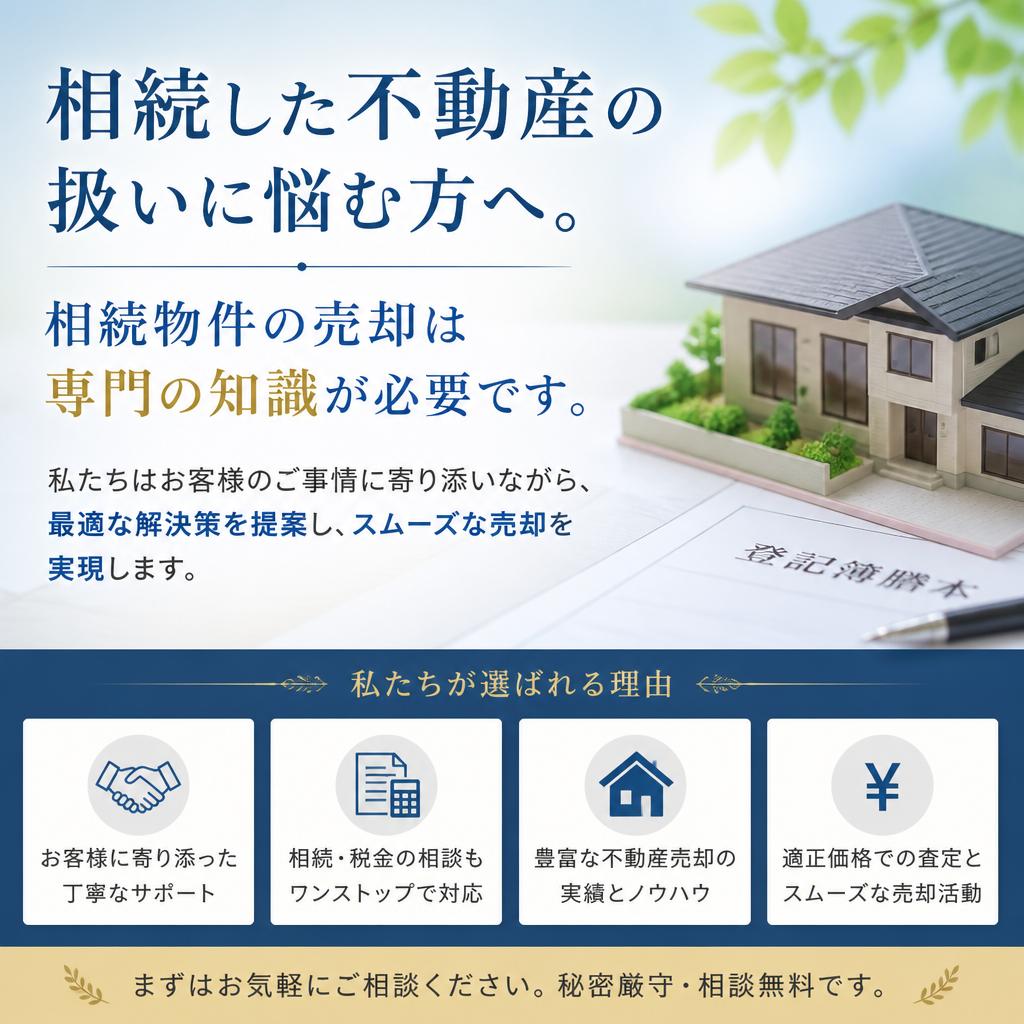 相続物件のスムーズな売却