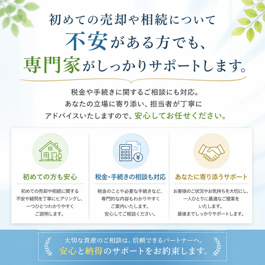 不安を解消する専門家のサポート
