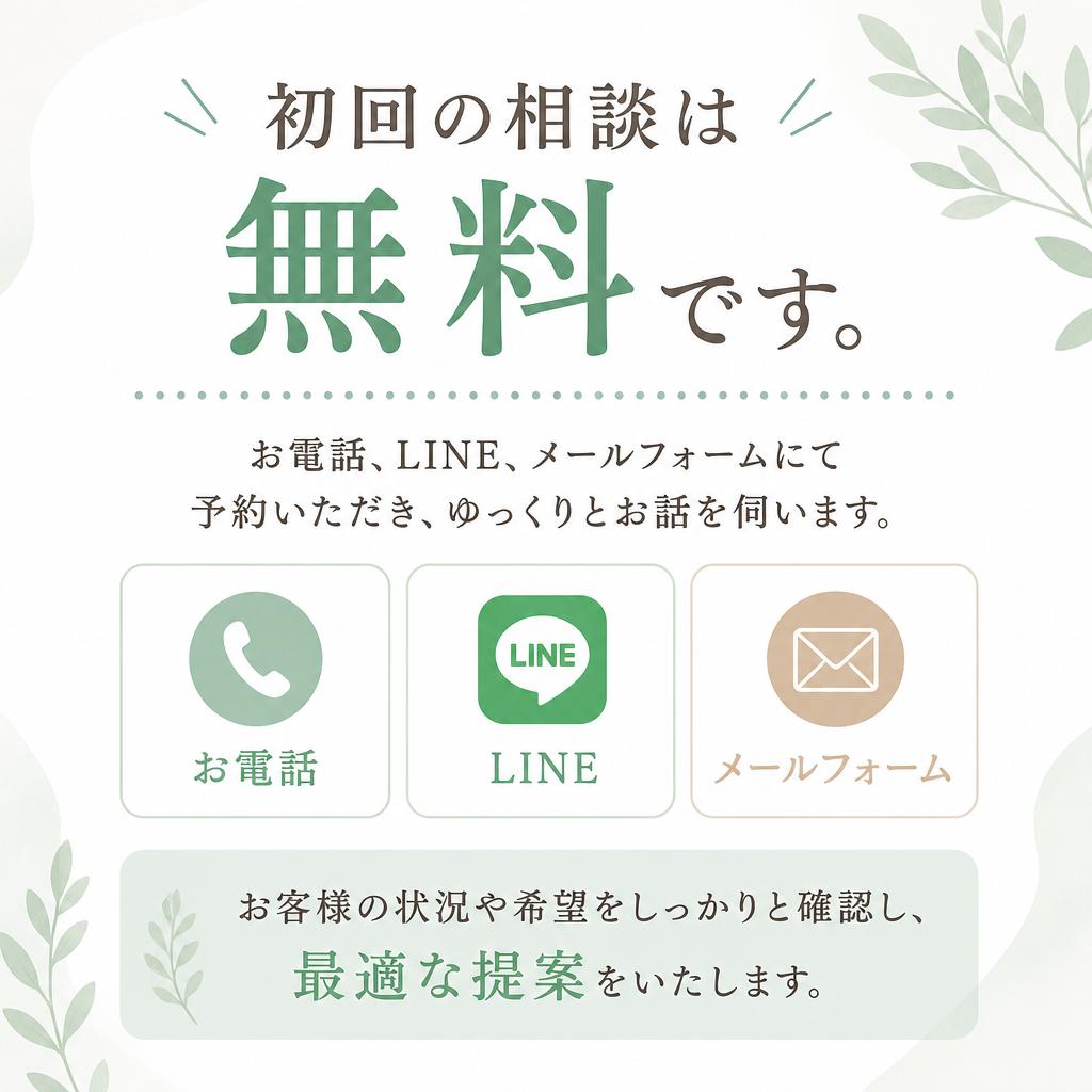 無料相談の流れ