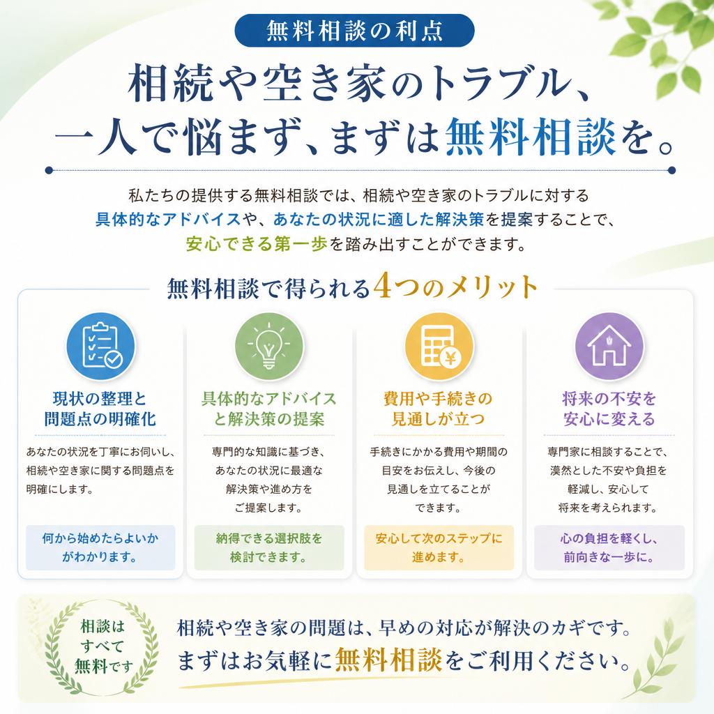 無料相談のメリット