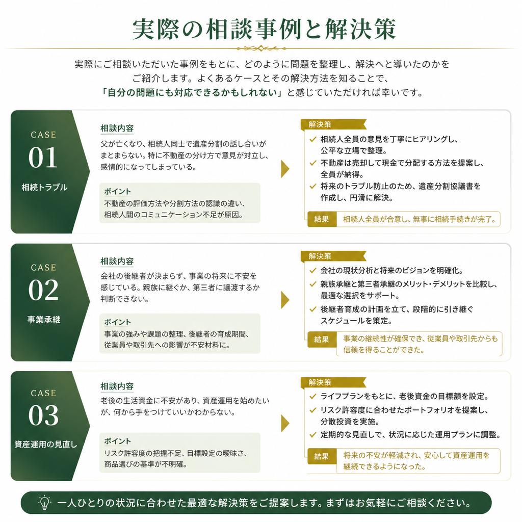 実際の相談事例