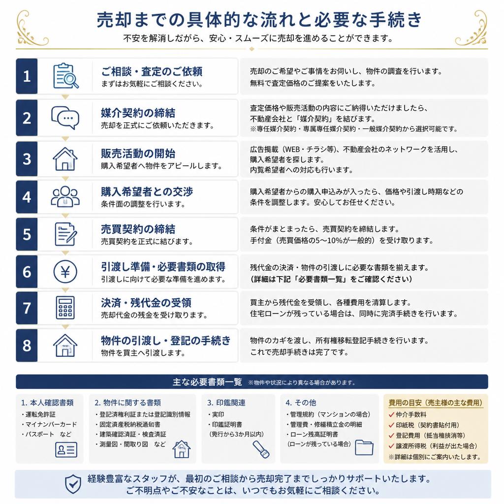 不動産売却の流れを理解しよう