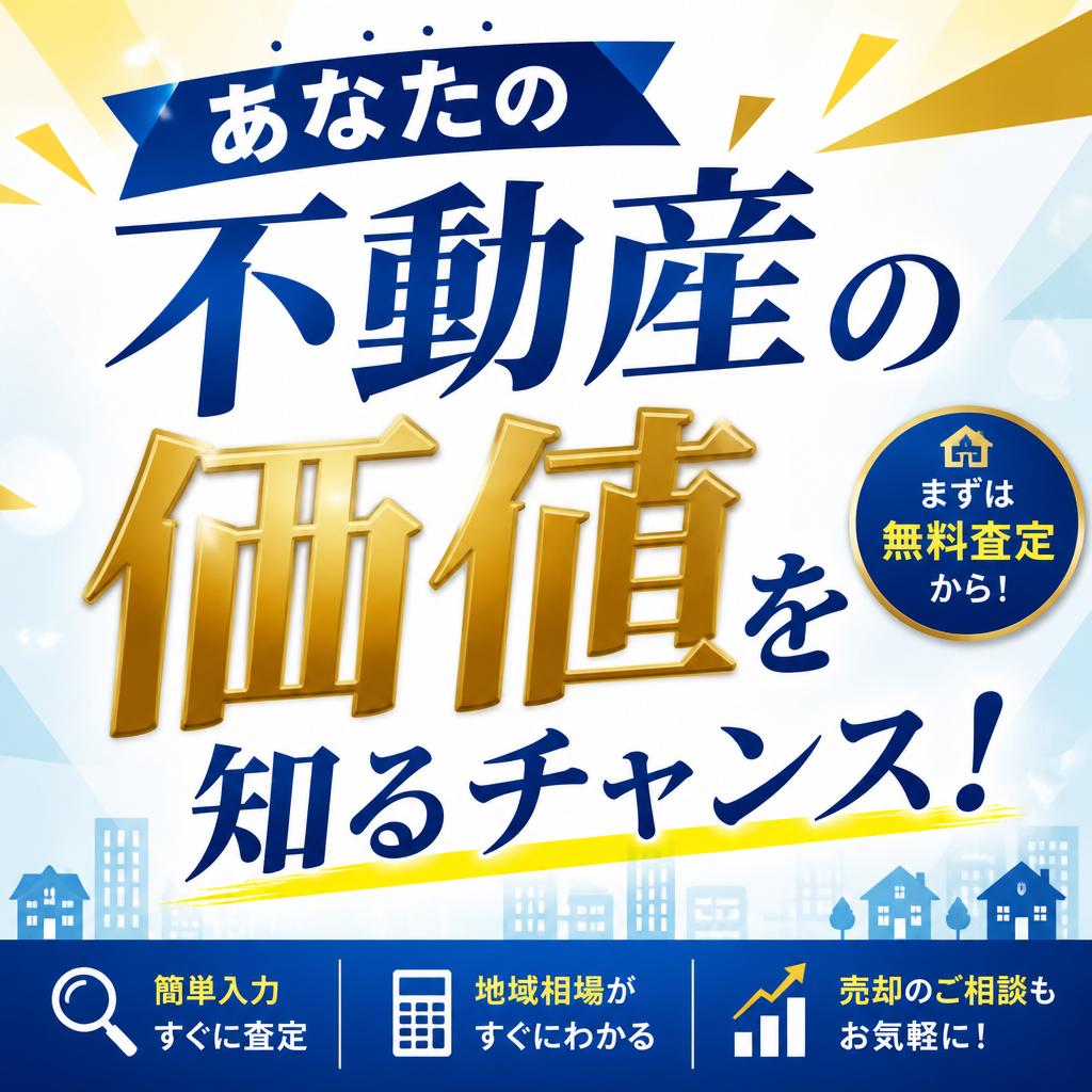 あなたの不動産の価値を知るチャンス！｜不動産のことなら合同会社池田商事