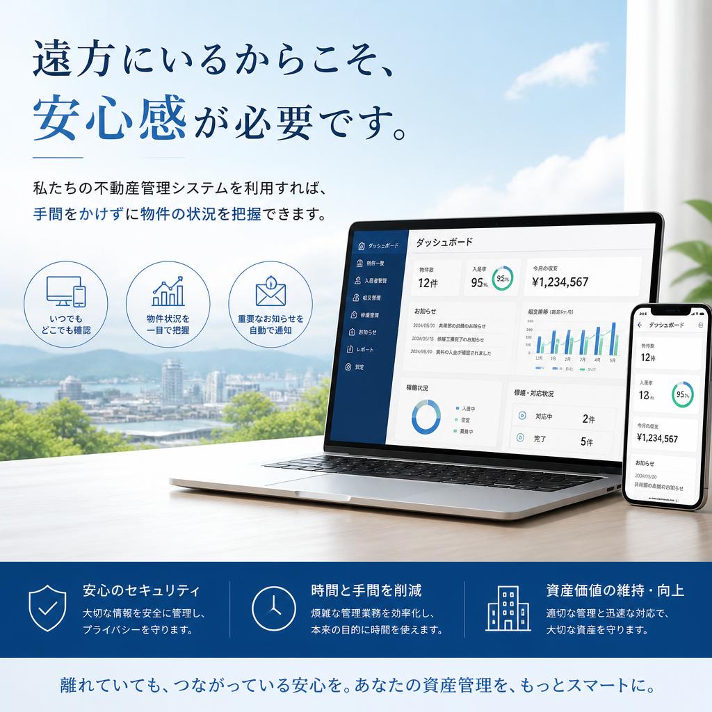 安心の管理システム